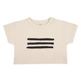 Nr.016C . GIRL CROPPED TEE . E-CRU