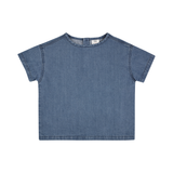 Nr.040 . OVERSIZED TEE SHIRT . BLUE DENIM